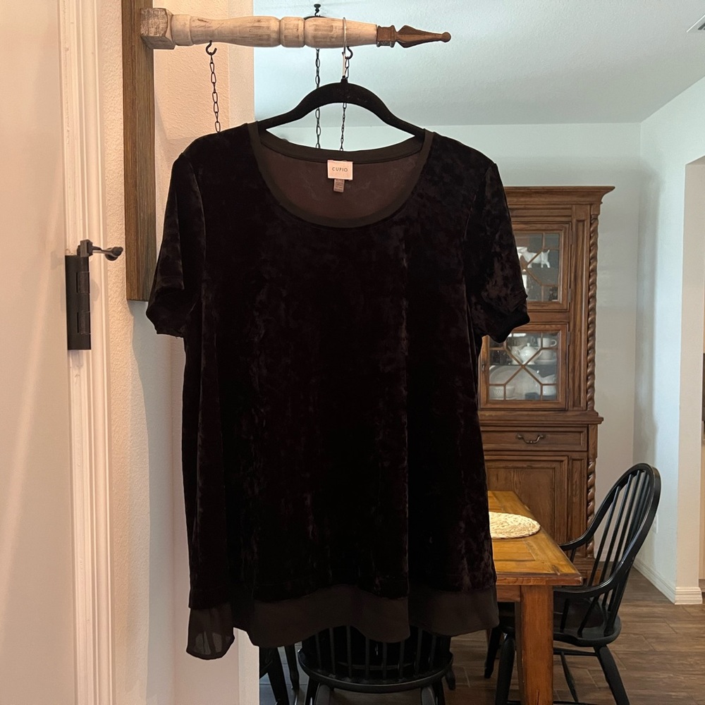 Cupio velvet top.